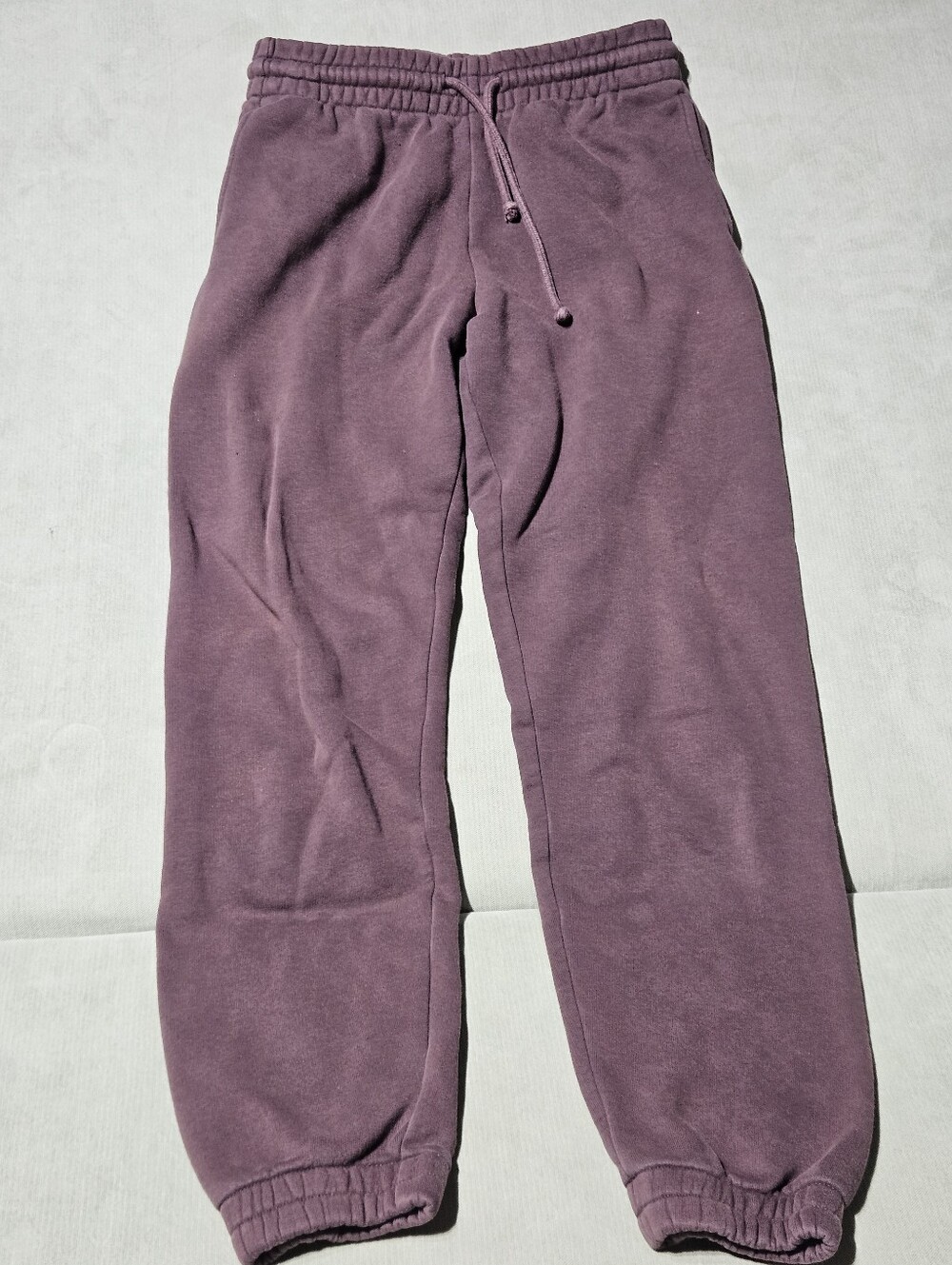 TNA Aritzia XS Fleece Jogger Sweatpants — Mauve